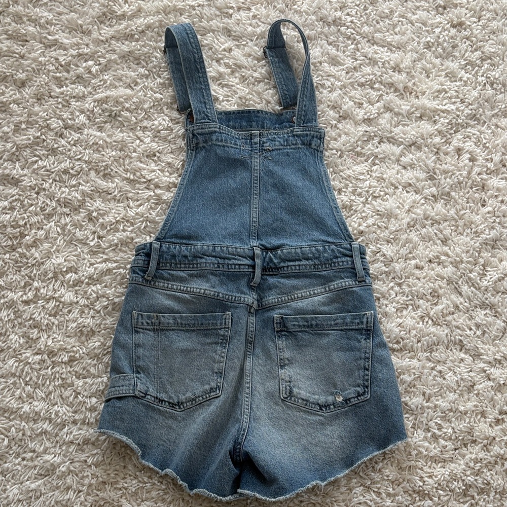 Anthropologie Pilcro Denim Overalls Shorts - Picture 6 of 6